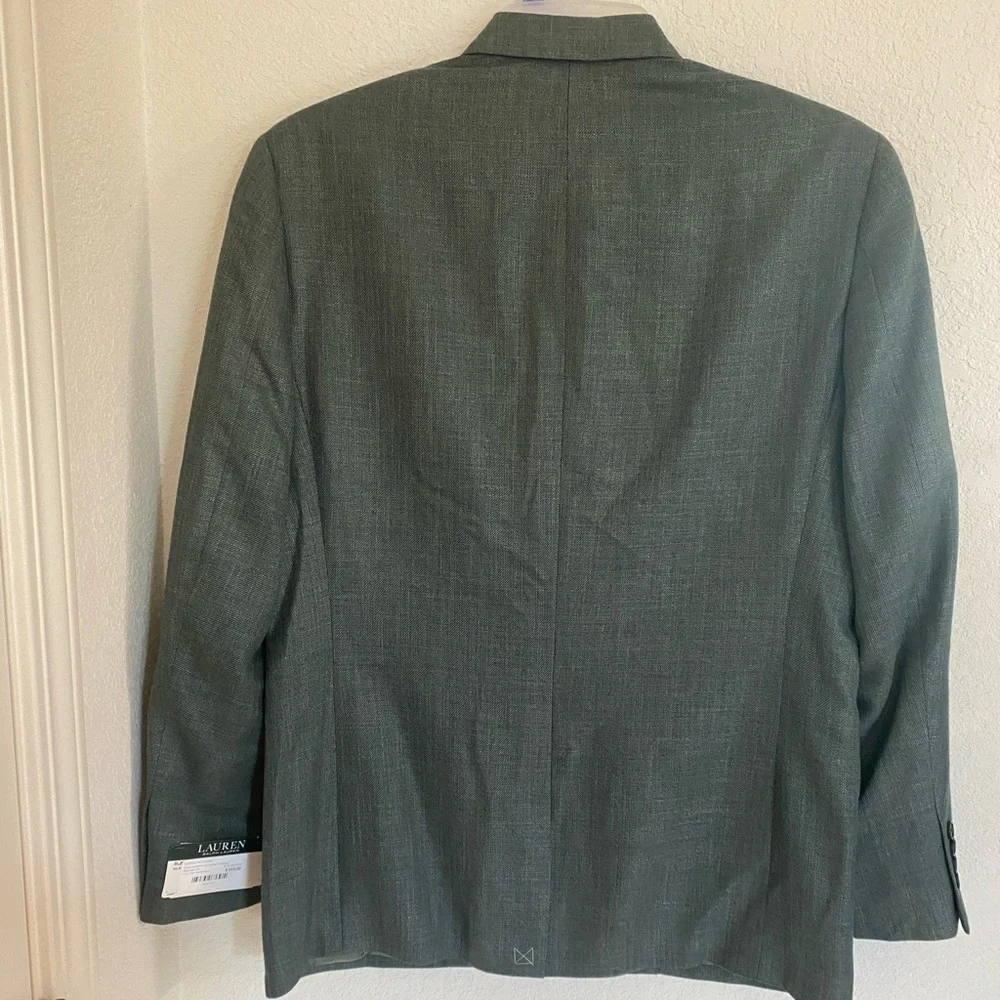 Lauren Ralph Lauren Lexington Sportcoat, Sage Basketweave, Classic Fit, Size 40R